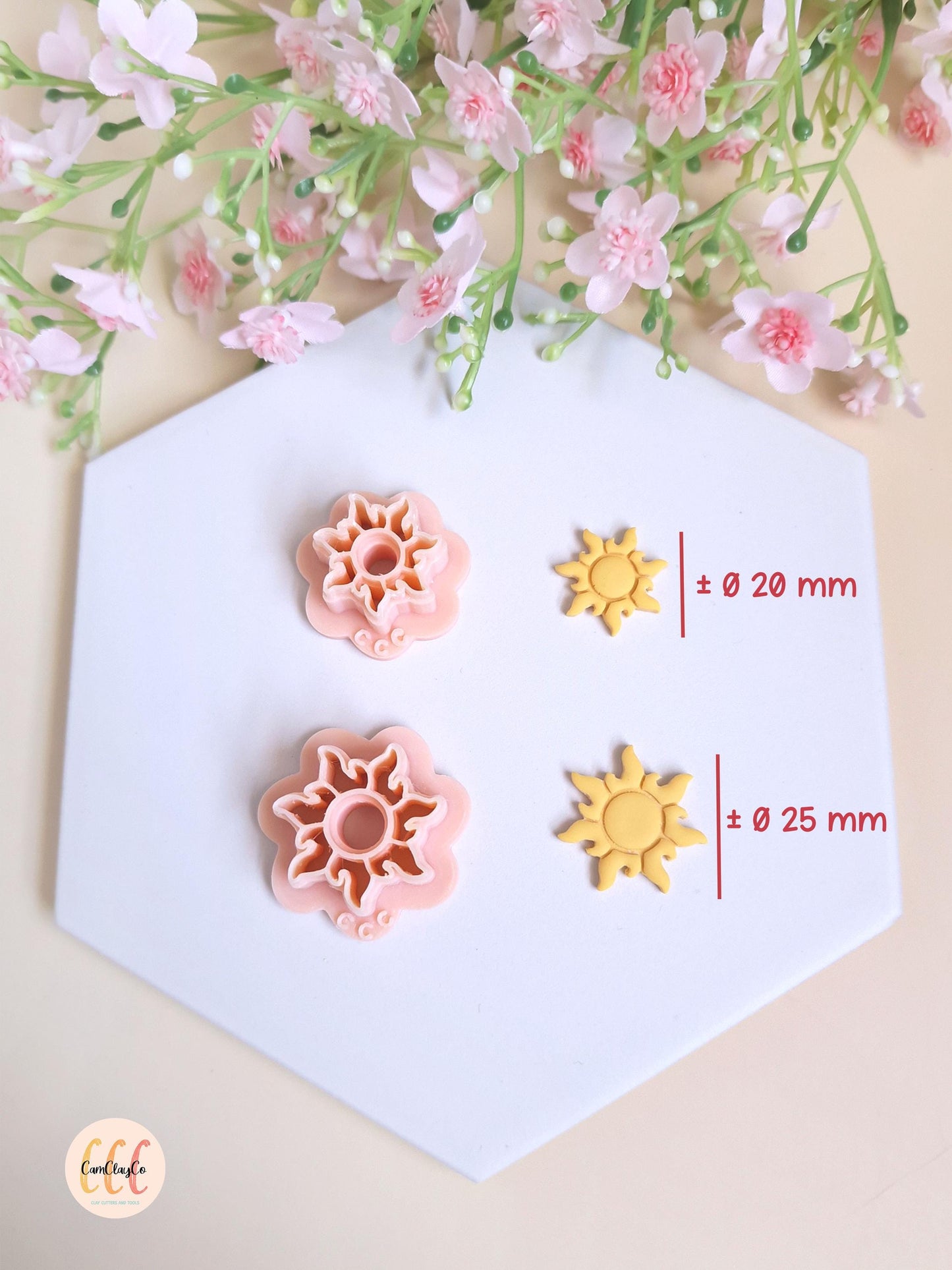 Emporte-pièces 3D en forme de soleil original pour la fabrication de bijoux en argile polymère, créoles interchangeables, pampilles