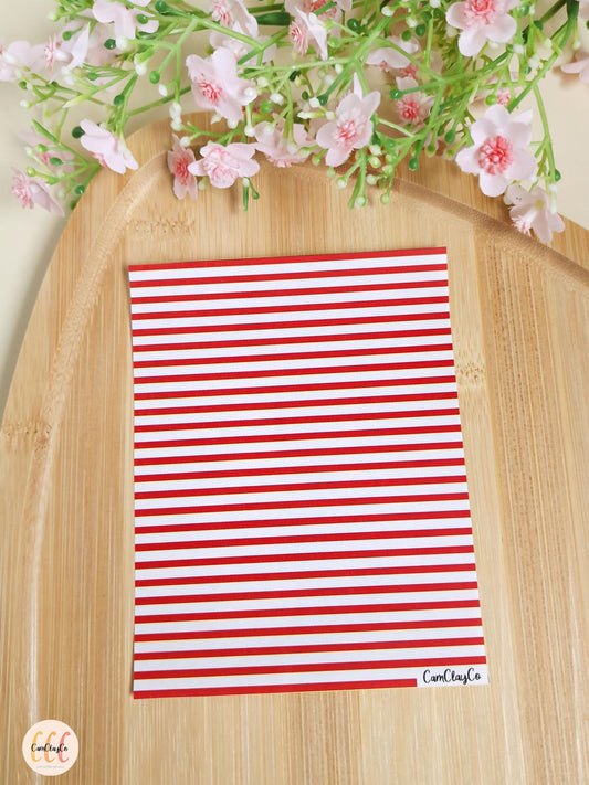 Feuille de transfert soluble à l'eau - Lignes couleurs