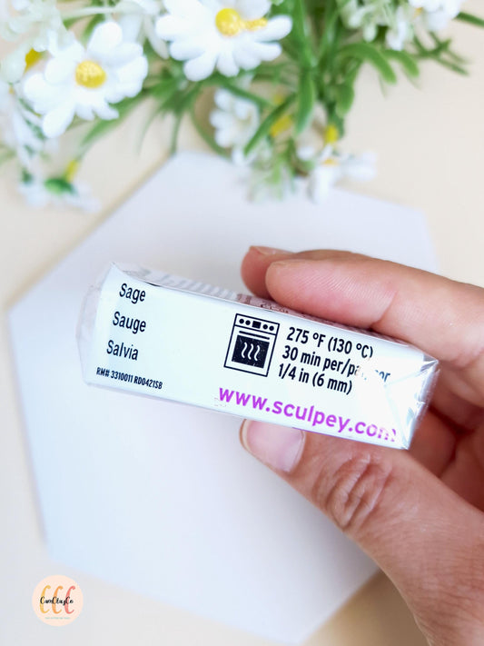 Argile polymère Sculpey Premo - Sage / Sauge