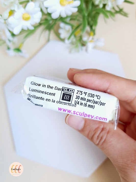 Argile polymère Sculpey Premo - Glow in the dark / Luminescent