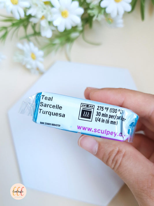 Argile polymère Sculpey Premo - Teal