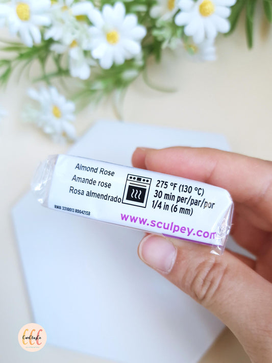Argile polymère Sculpey Soufflé - Almond Rose