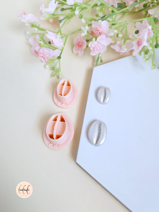 Emporte-pièce 3D forme de coquillage pour la fabrication de bijoux en argile polymère