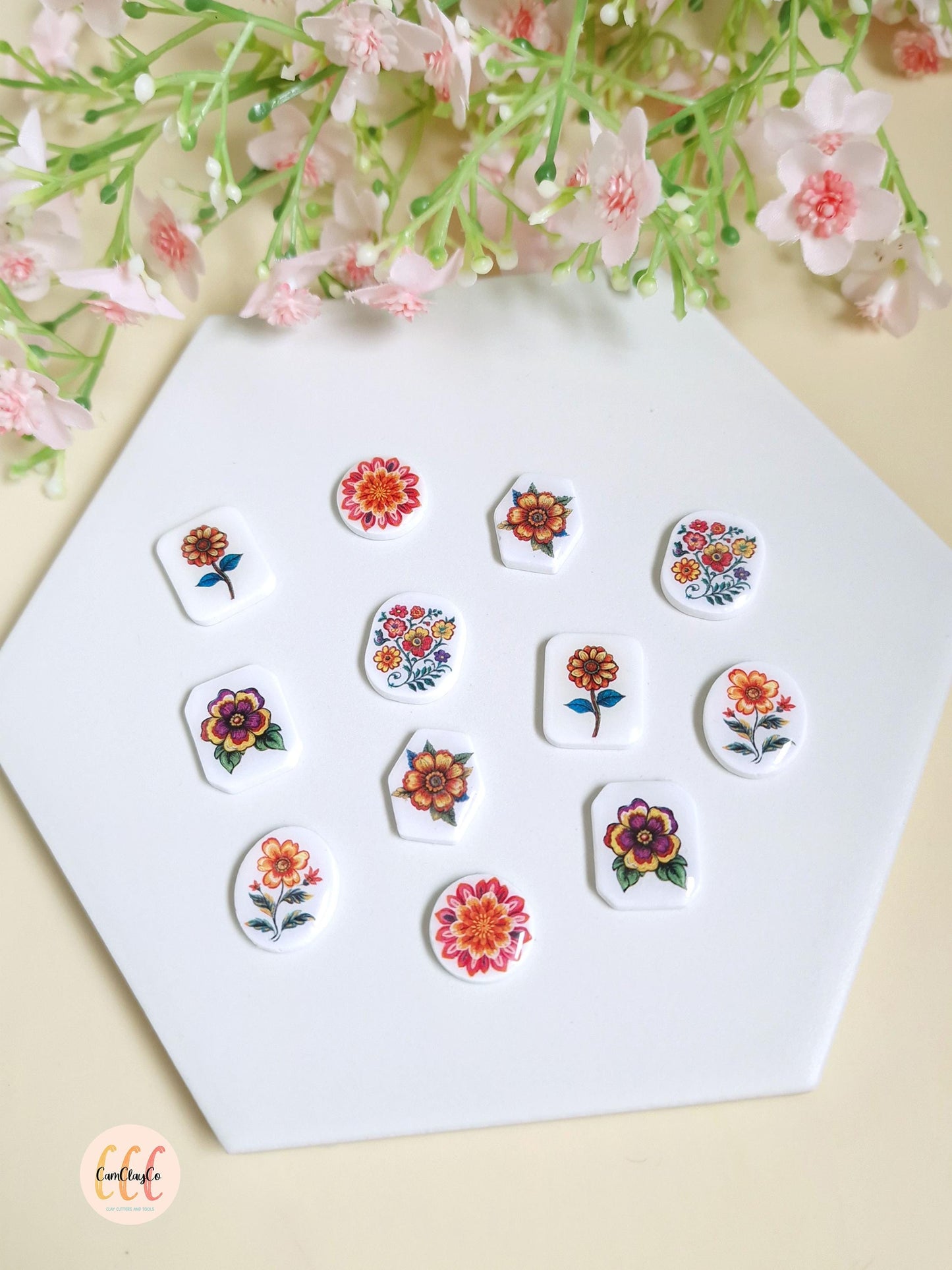 Emporte-pièces 3D formes géométriques, boucles d'oreilles, pendentifs, pour la fabrication de bijoux en argile polymère