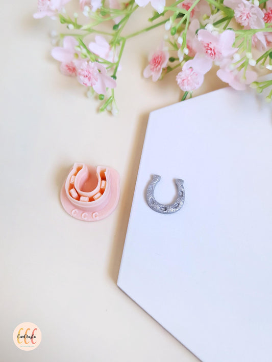 Emporte-pièces 3D en forme de fer à cheval pour la fabrication de bijoux en argile polymère - Texas collection