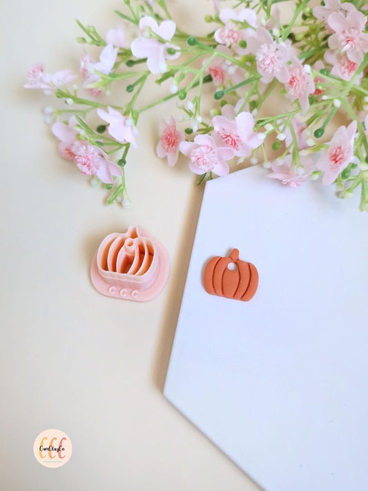 Emporte-pièces 3D en forme de citrouille pour la fabrication de bijoux en argile polymère, créoles interchangeables, pampilles