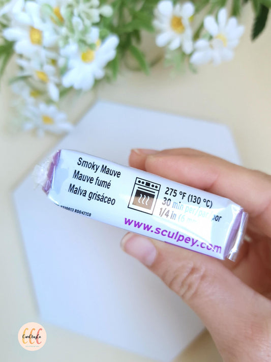 Argile polymère Sculpey Soufflé - Smoky Mauve / Mauve Fumé