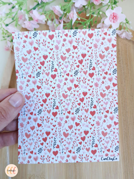 Feuille de transfert soluble à l'eau - Feuillage SV 015