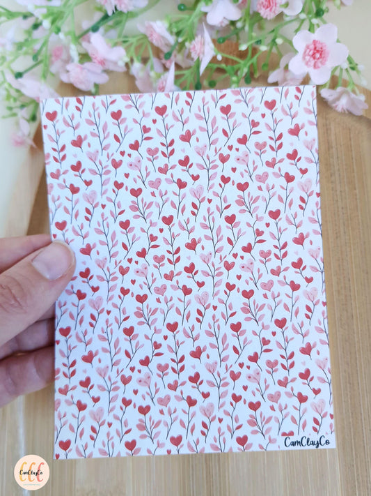 Feuille de transfert soluble à l'eau - Feuillage SV 012