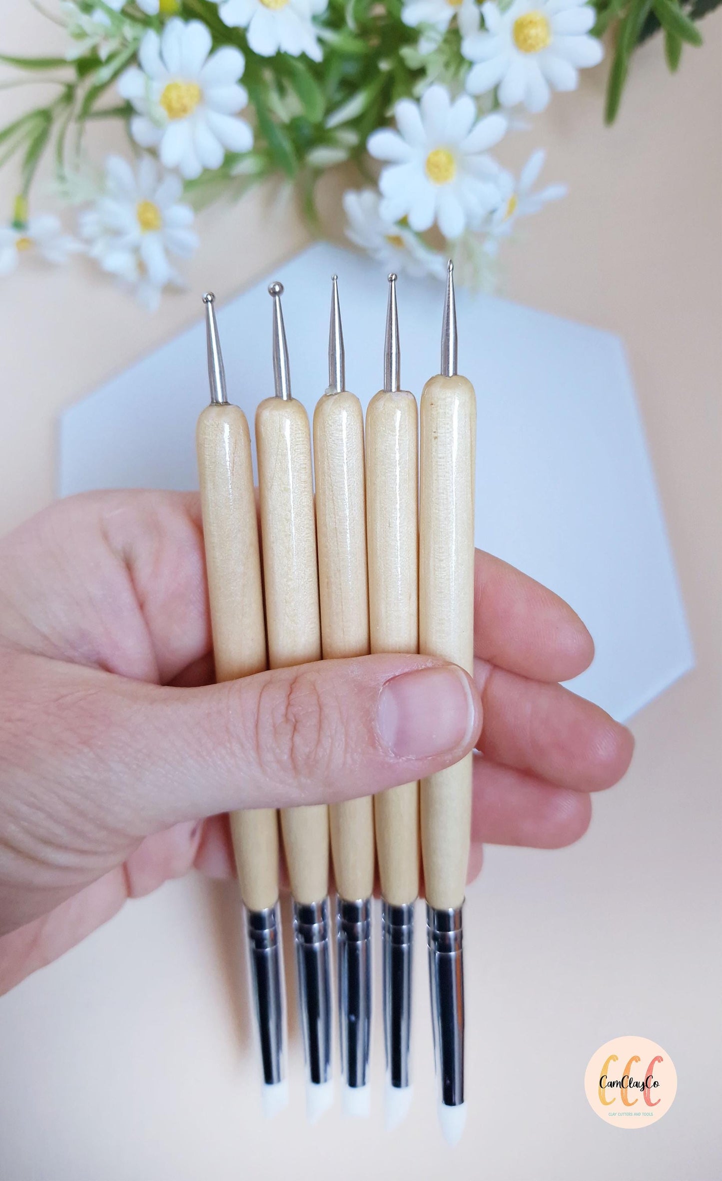 Outils en silicone et dotting tools, outils argile polymère
