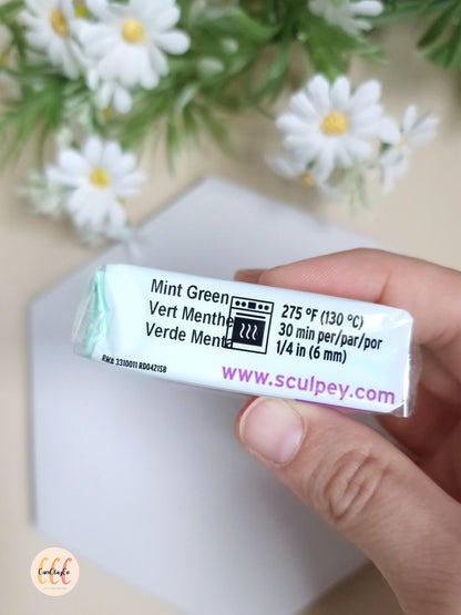 Argile polymère Sculpey Premo - Mint Green