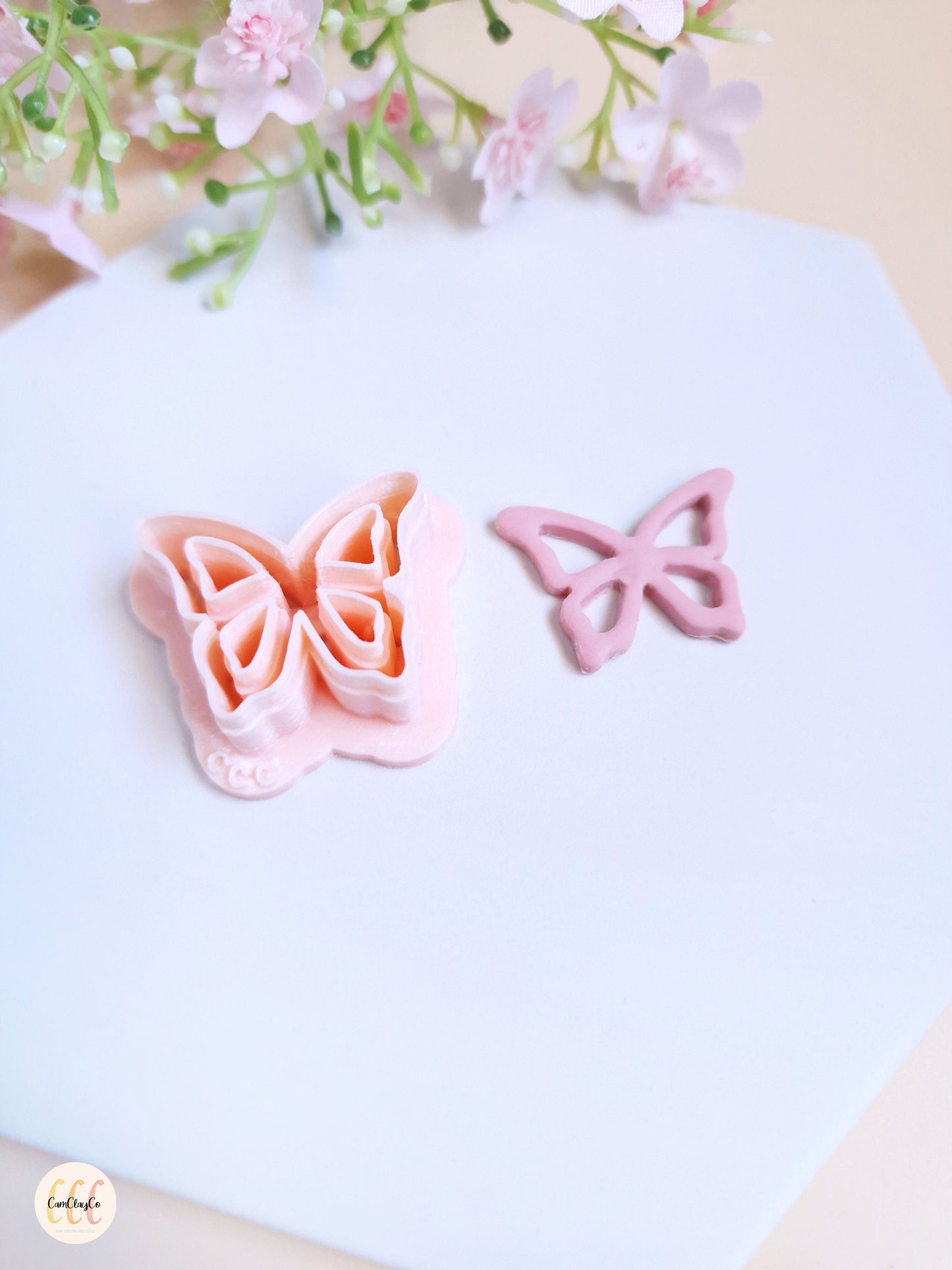 Emporte-pièce 3D en forme de papillon creux pour la fabrication de bijoux en argile polymère