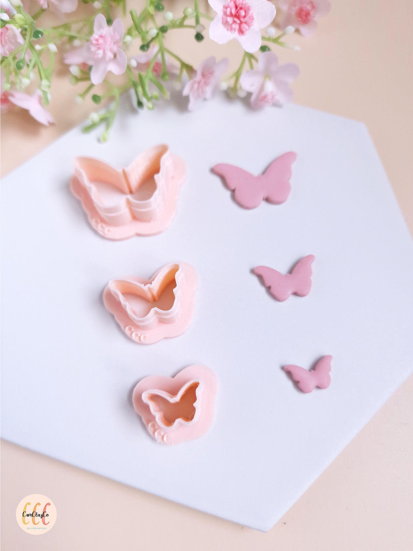 Emporte-pièces 3D en forme de papillons pour la fabrication de bijoux en argile polymère