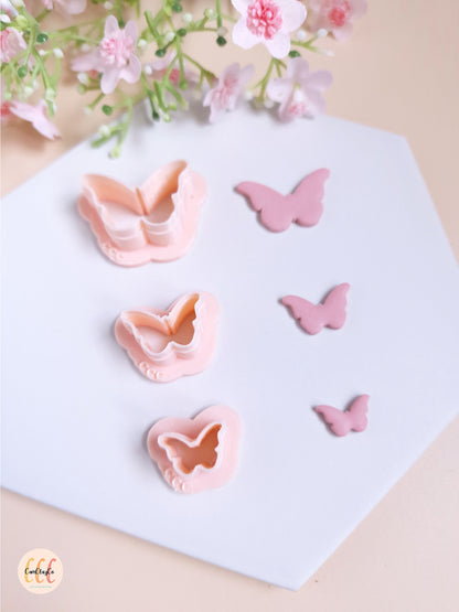 Emporte-pièces 3D en forme de papillons pour la fabrication de bijoux en argile polymère