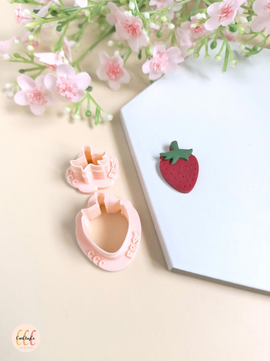 Emporte-pièces 3D en forme de fraise pour la fabrication de bijoux en argile polymère