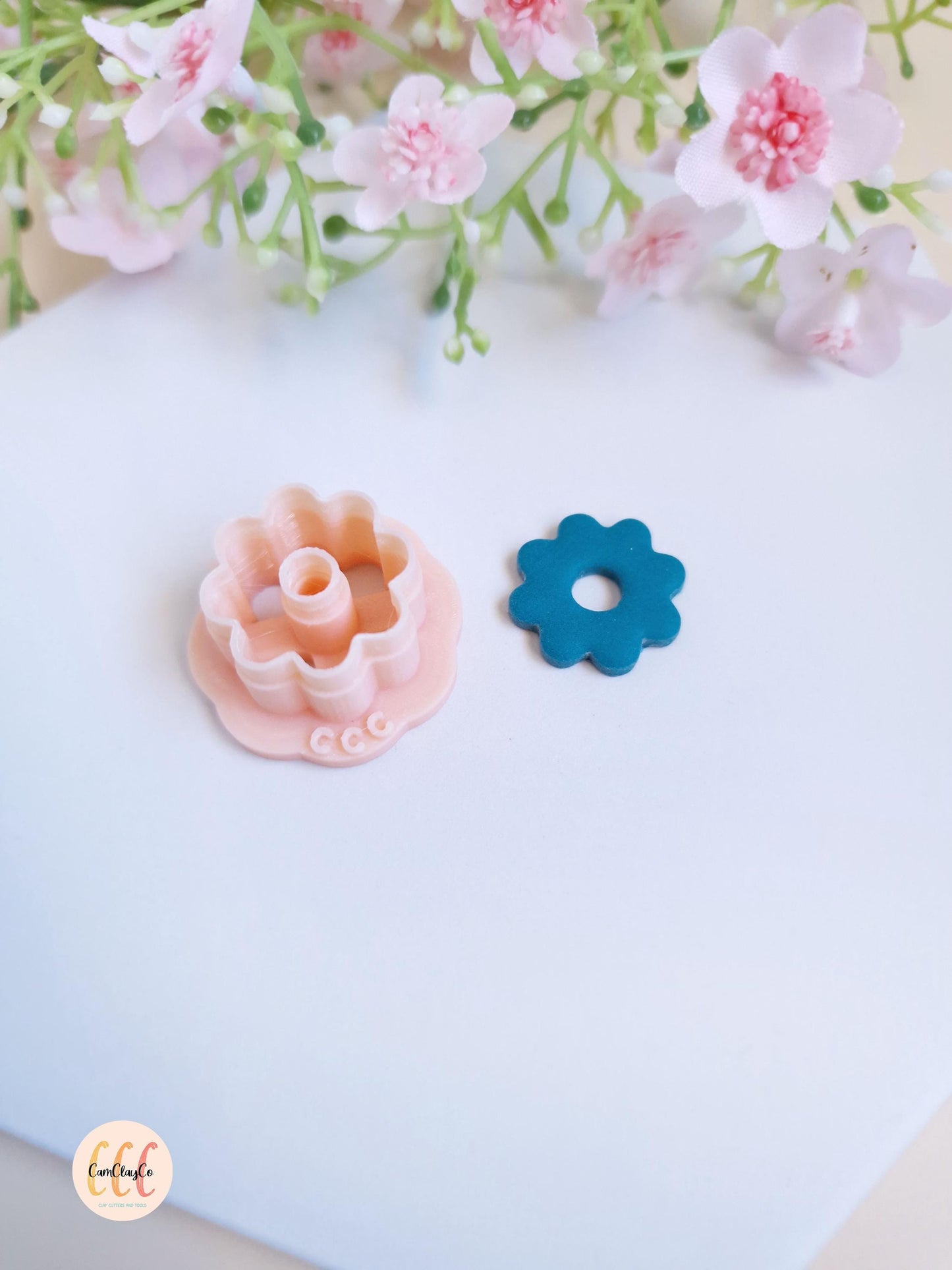 Emporte-pièce 3D en forme de fleur à 8 pétales pour la fabrication de bijoux en argile polymère, créoles interchangeables, pampilles