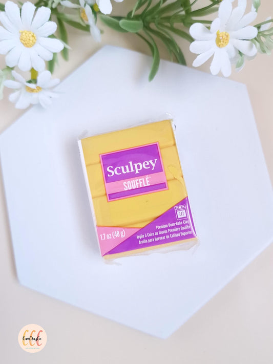 Argile polymère Sculpey Soufflé - Yellow Ochre