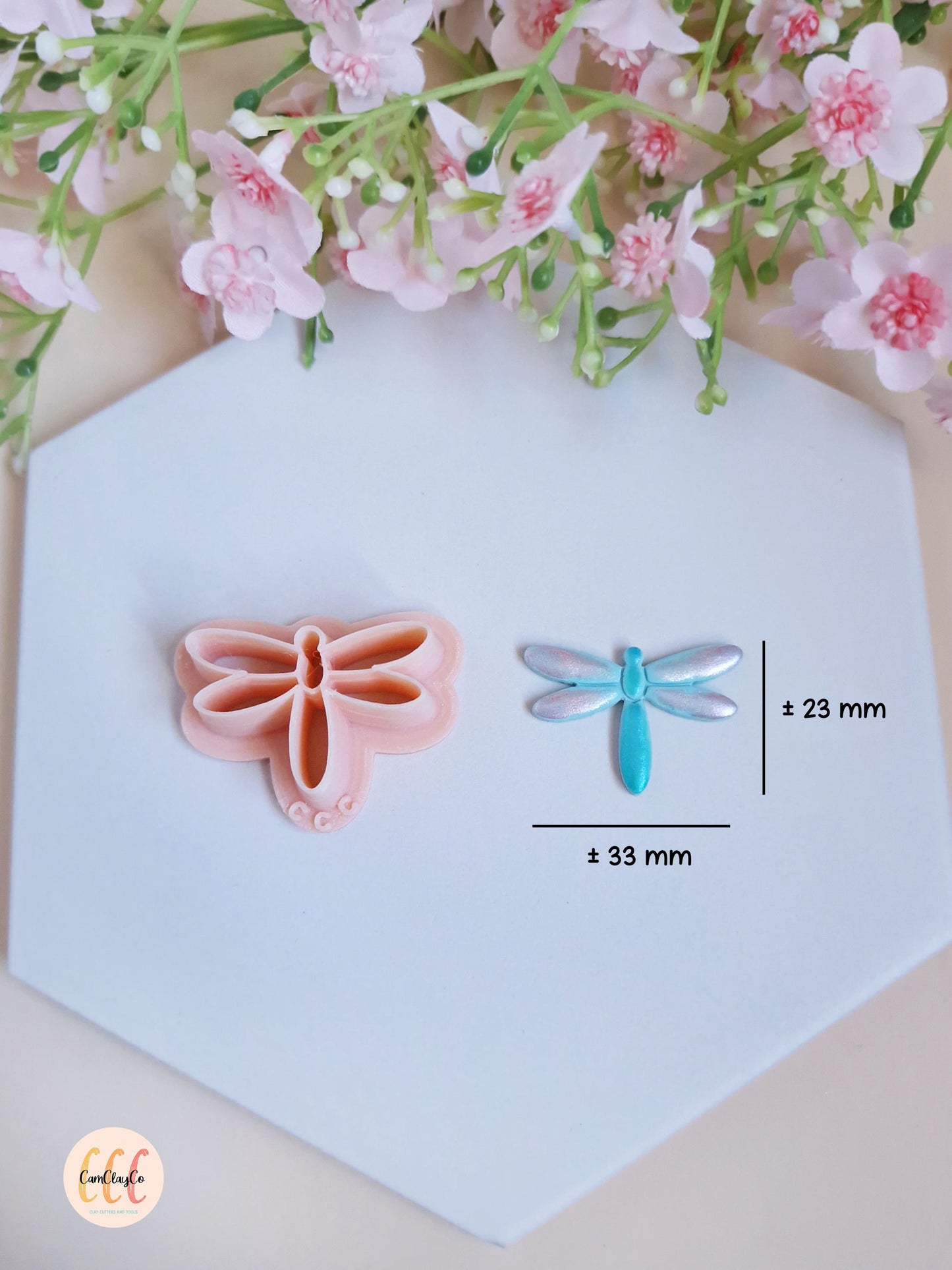 Emporte-pièce 3D en forme de libellule pour la fabrication de bijoux en argile polymère