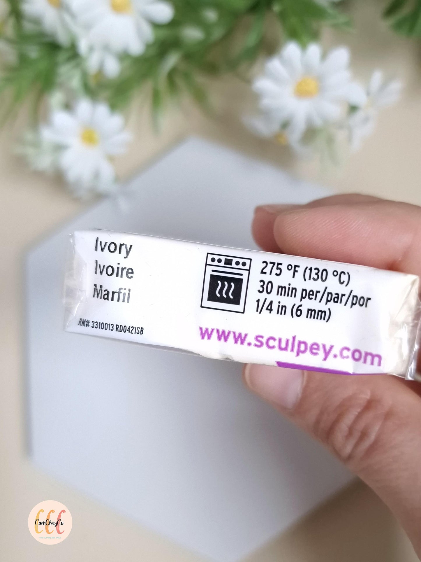 Argile polymère Sculpey Soufflé - Ivory