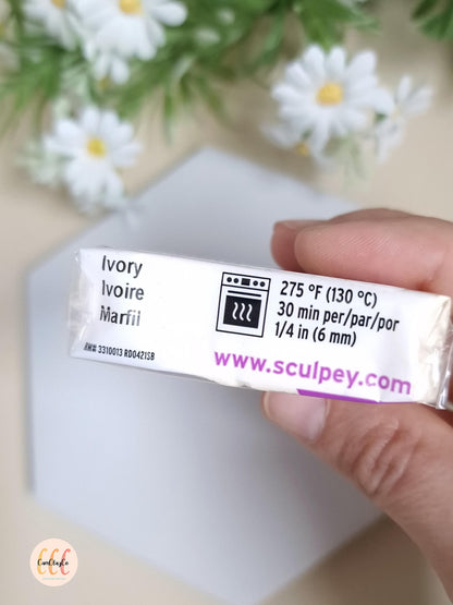 Argile polymère Sculpey Soufflé - Ivory