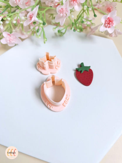 Emporte-pièces 3D en forme de fraise pour la fabrication de bijoux en argile polymère