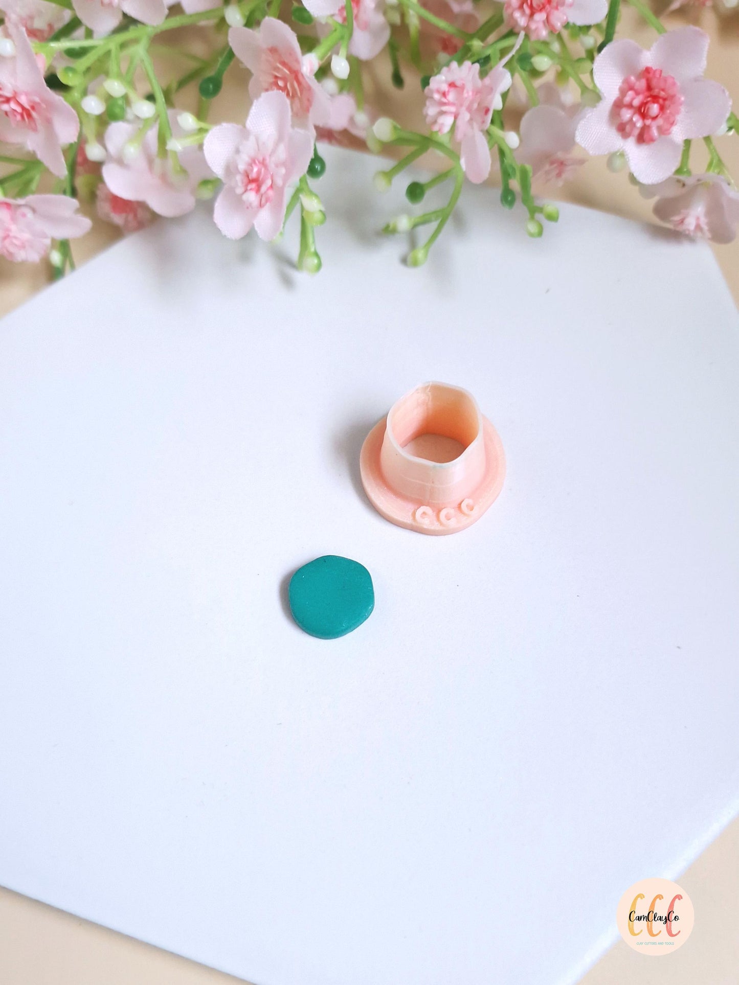 Emporte-pièce 3D en forme de cercle organique pour la fabrication de bijoux en argile polymère, créoles interchangeables, pampilles