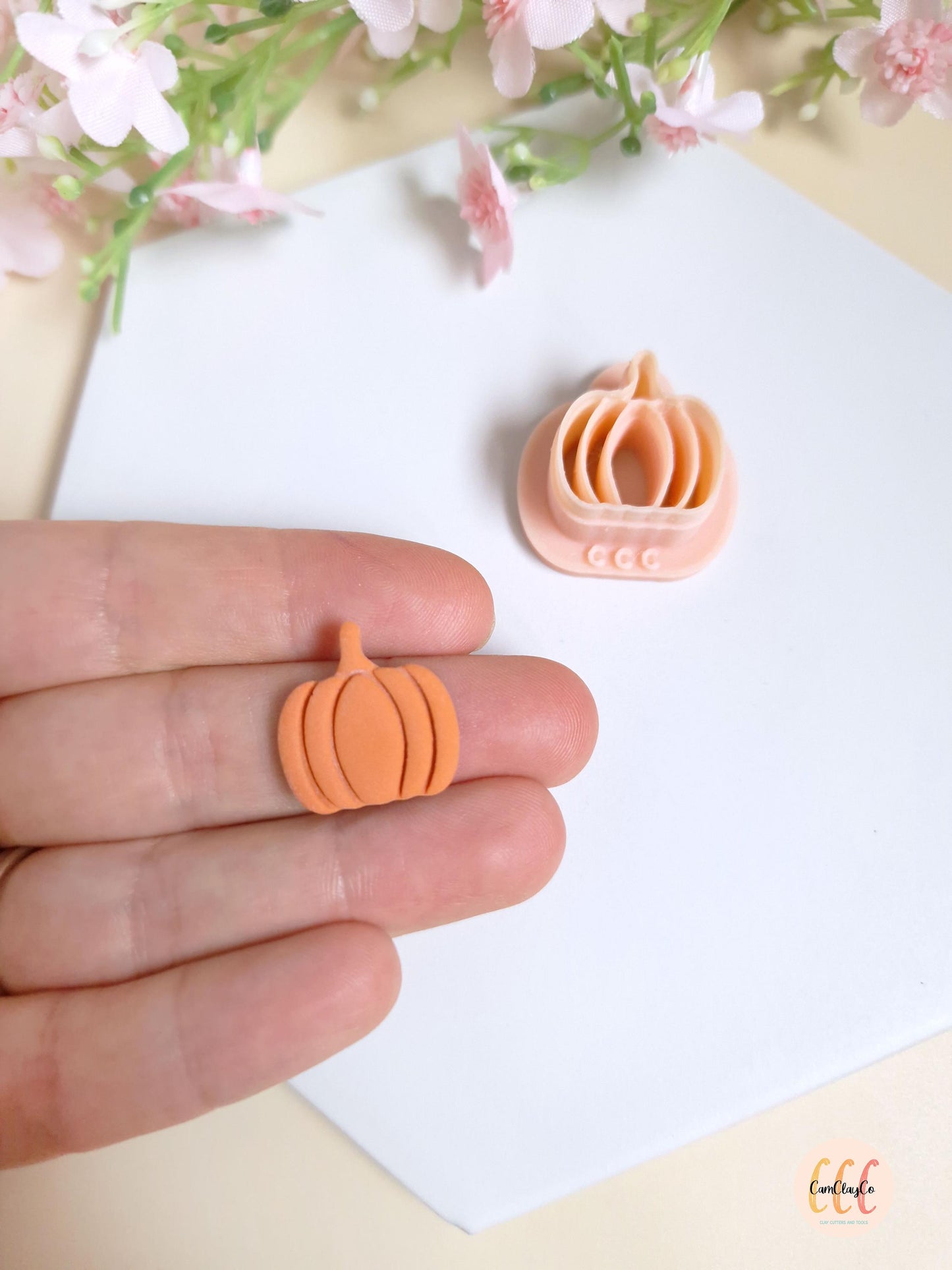 Emporte-pièces 3D en forme de citrouille pour la fabrication de bijoux en argile polymère