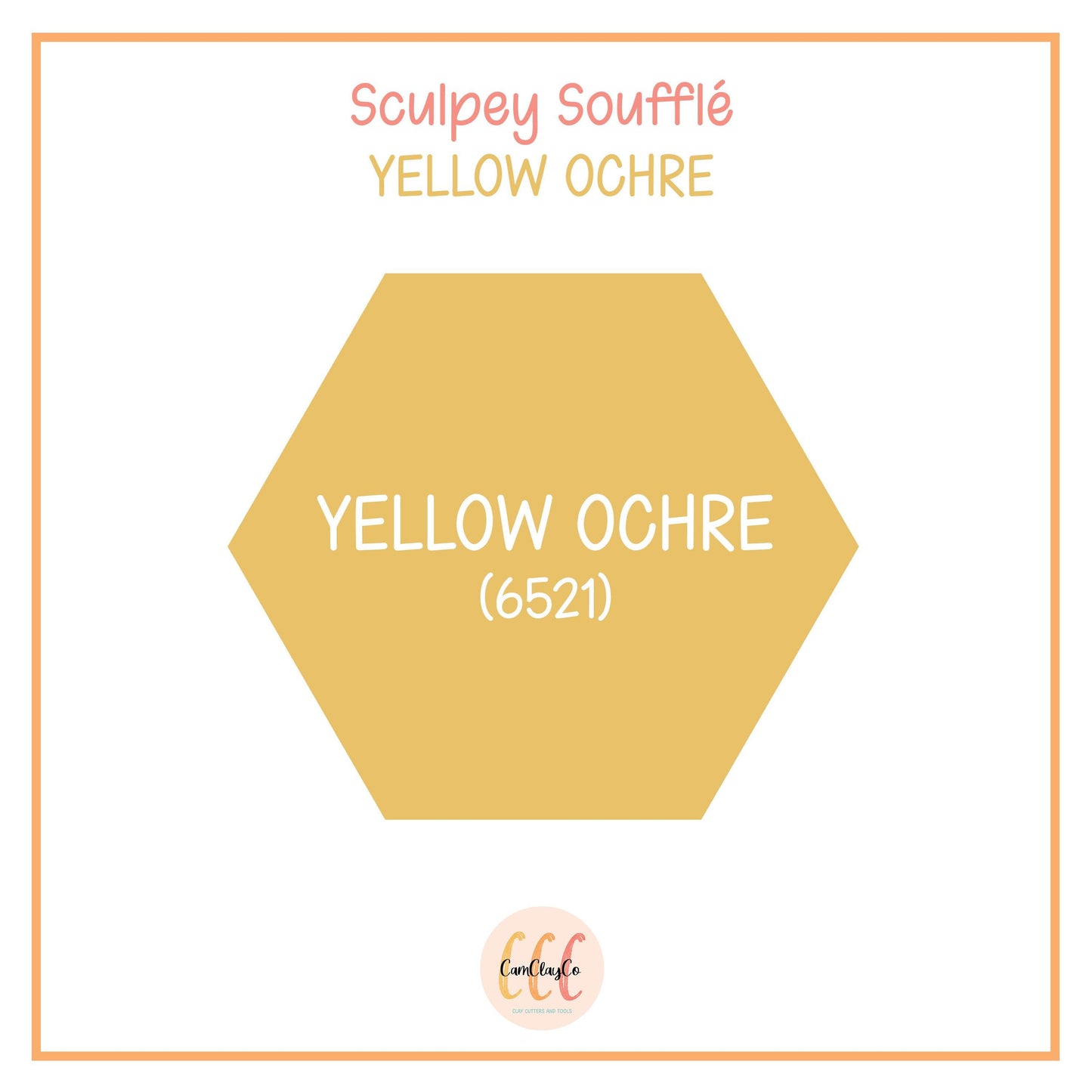 Argile polymère Sculpey Soufflé - Yellow Ochre