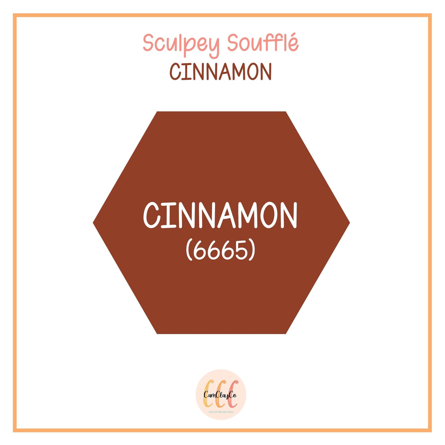 Argile polymère Sculpey Soufflé - Cinnamon