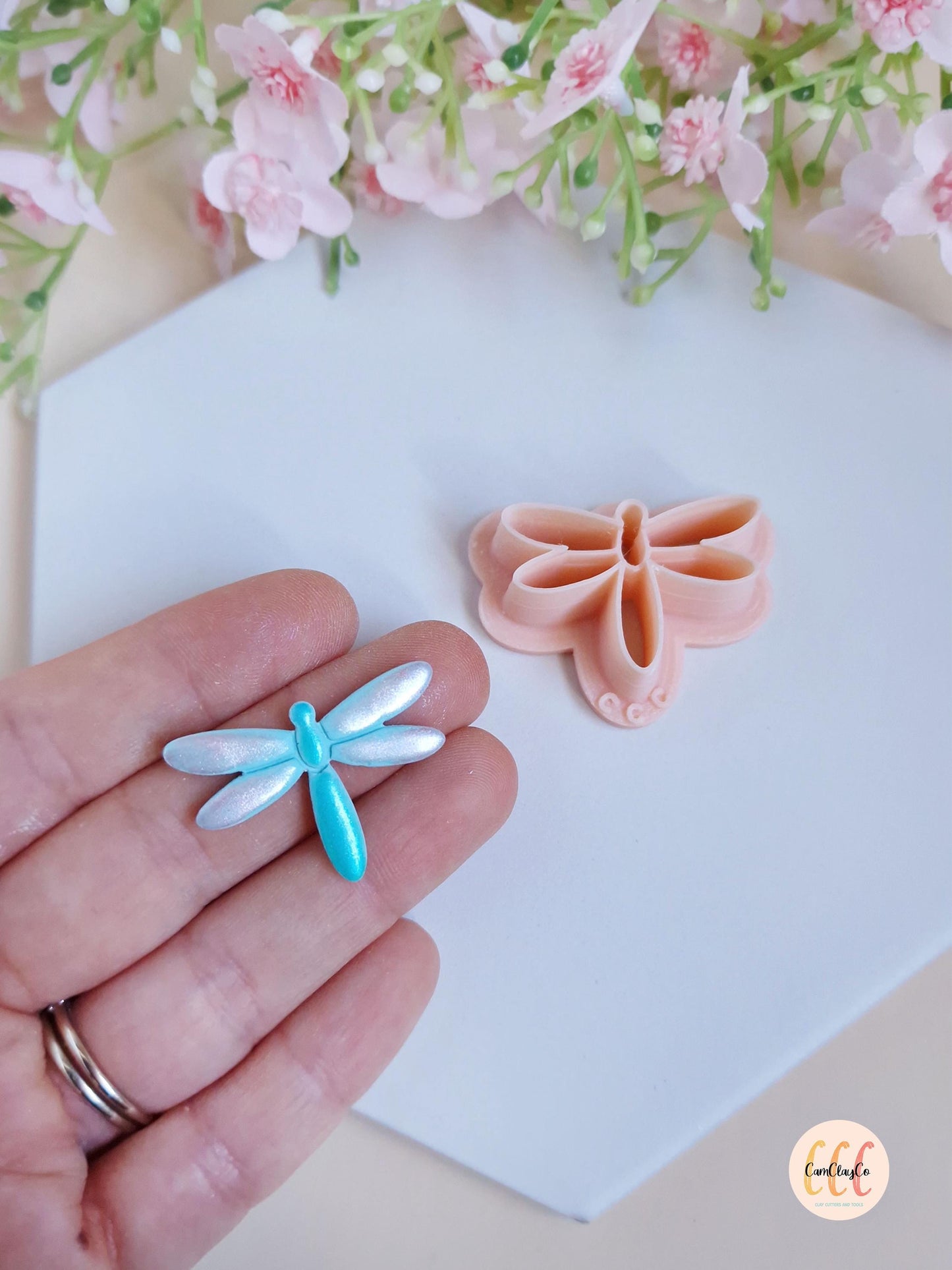 Emporte-pièce 3D en forme de libellule pour la fabrication de bijoux en argile polymère