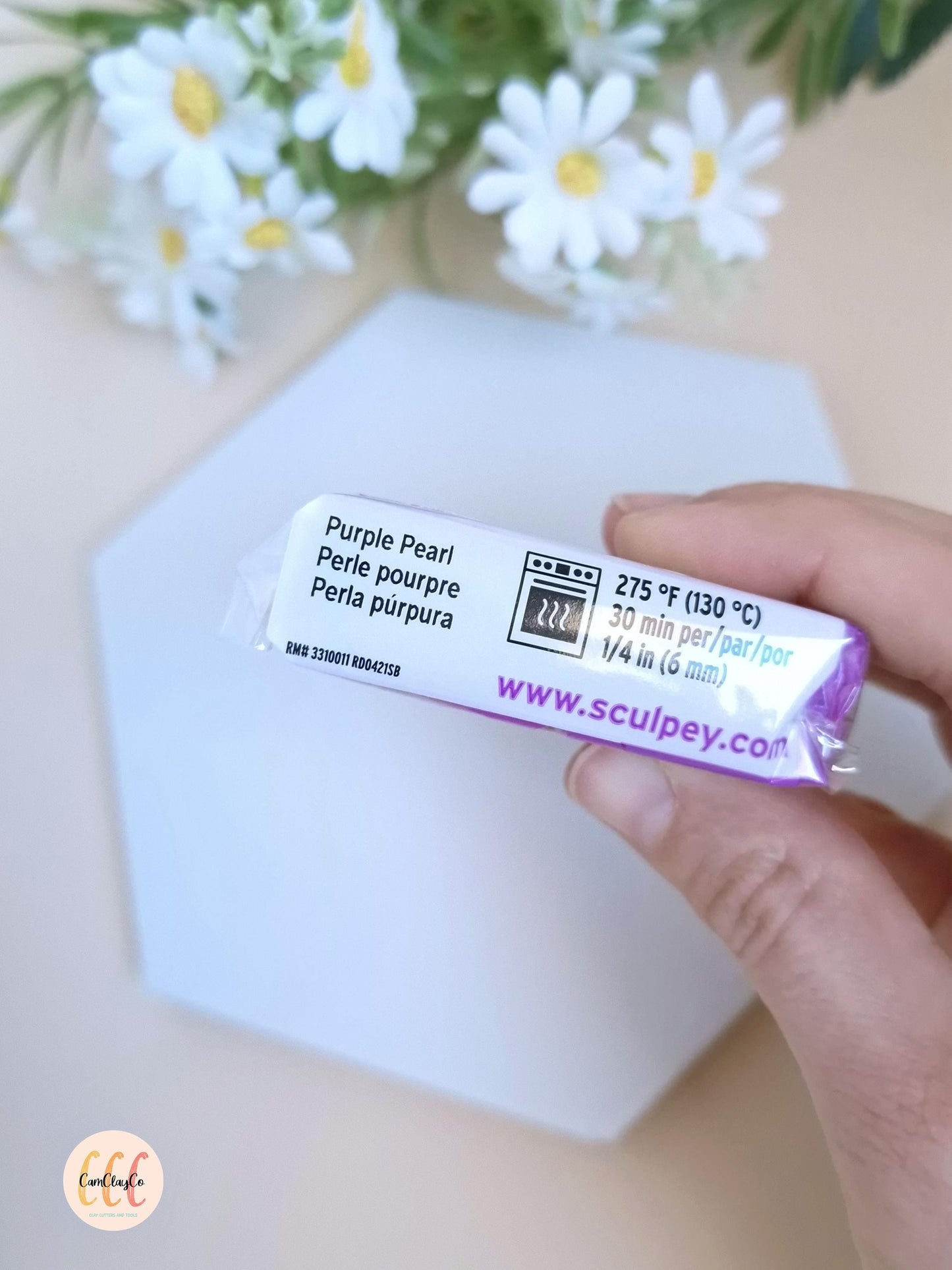 Argile polymère Sculpey Premo - Purple Pearl