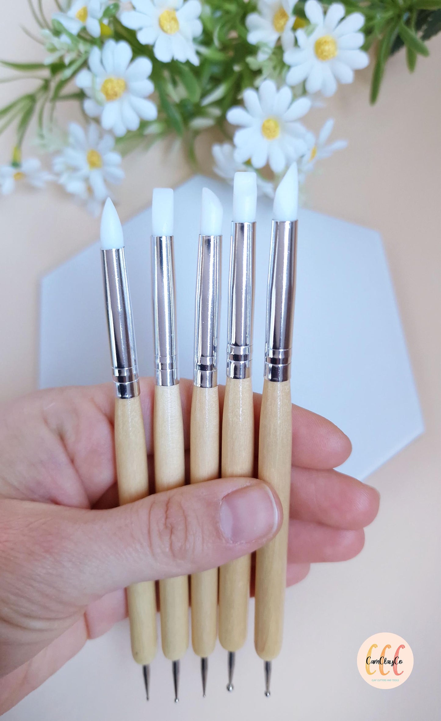 Outils en silicone et dotting tools, outils argile polymère