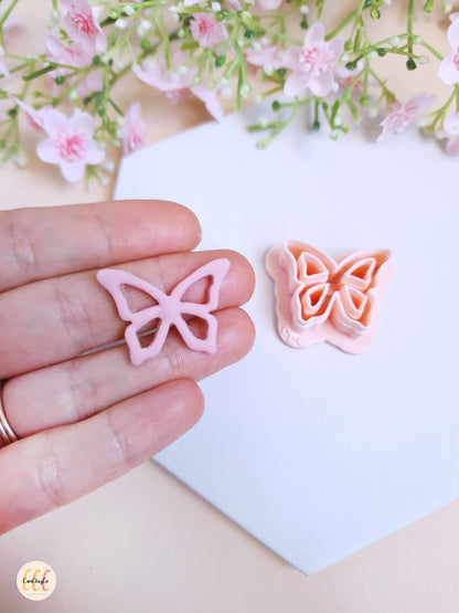 Emporte-pièce 3D en forme de papillon creux pour la fabrication de bijoux en argile polymère