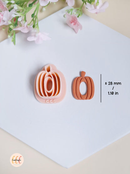Emporte-pièce 3D en forme de citrouille donut pour la fabrication de bijoux en argile polymère