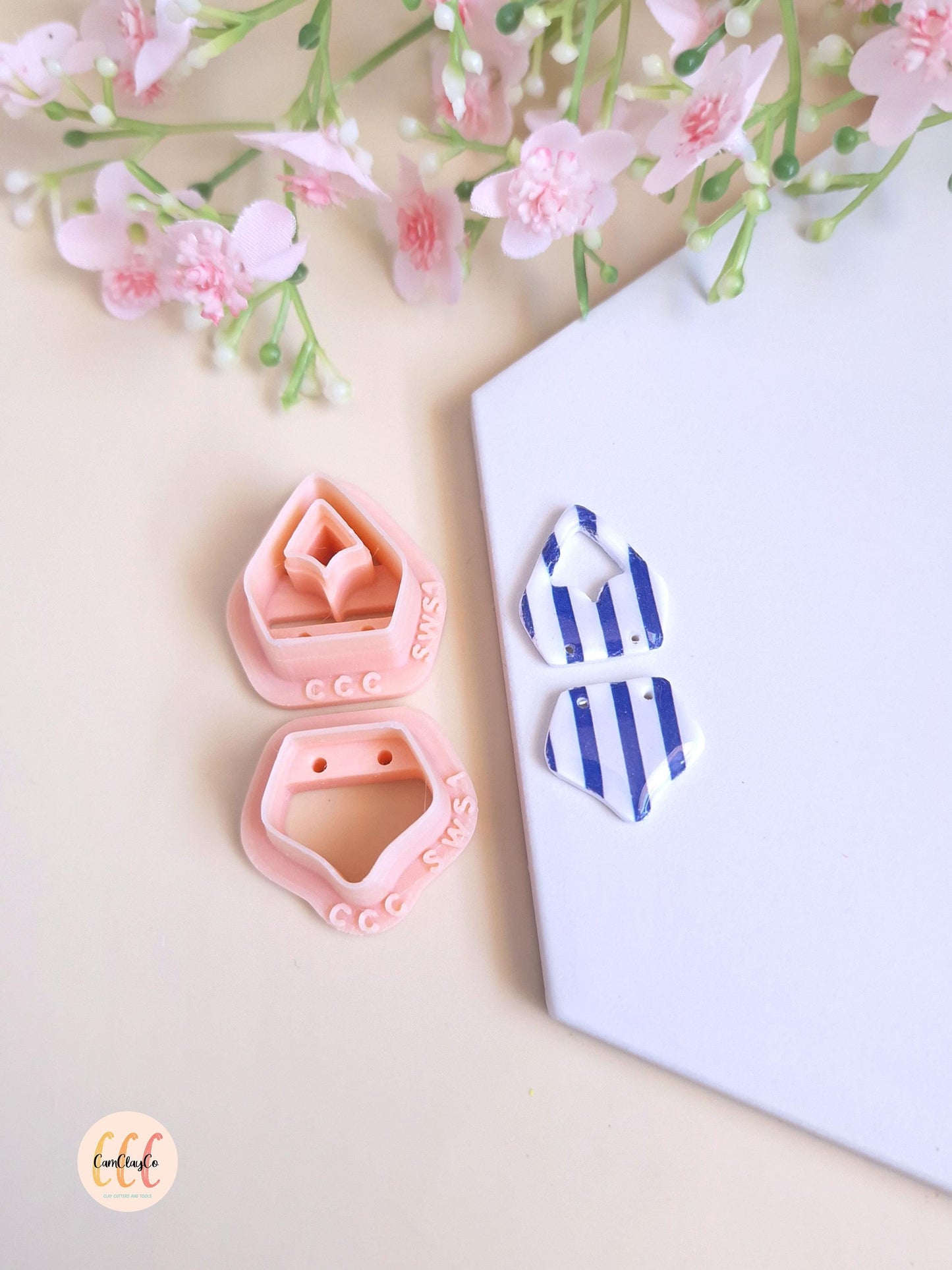 Emporte-pièces 3D en forme de maillot de bain pour la fabrication de bijoux en argile polymère, guides de perçage, créoles interchangeables