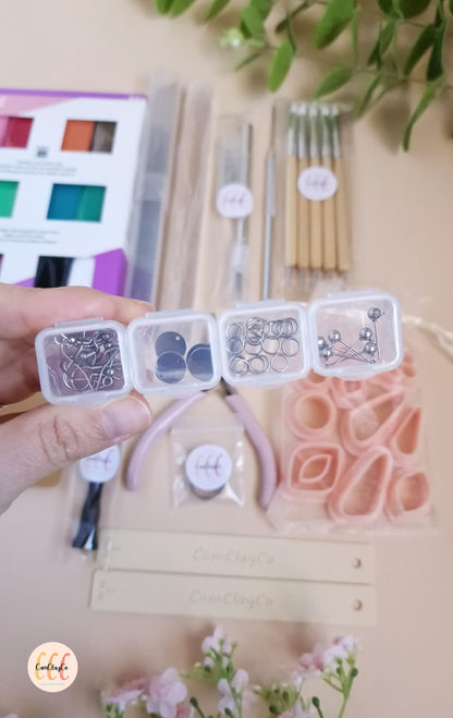 KIT complet pour la création de bijoux en argile polymère