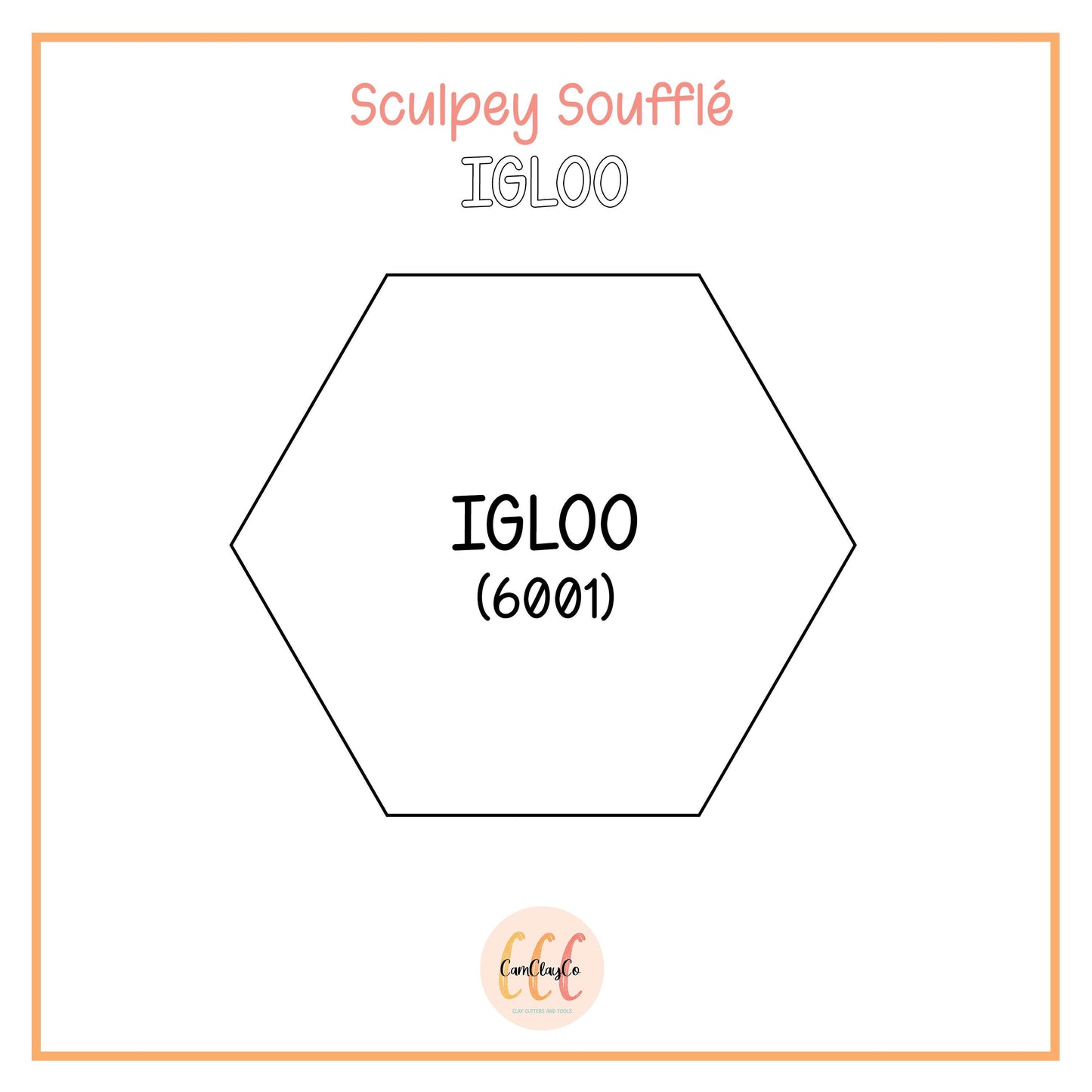 Argile polymère Sculpey Soufflé - Igloo