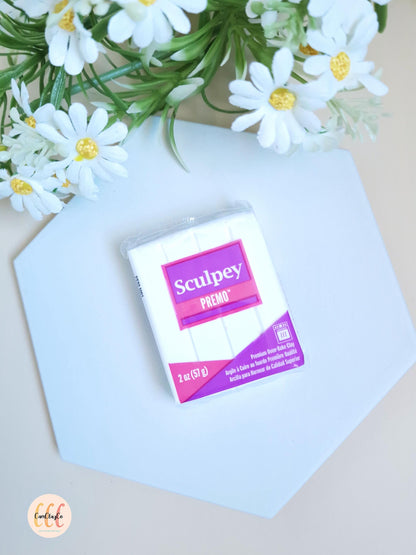 Argile polymère Sculpey Premo - White