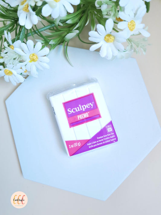 Argile polymère Sculpey Premo - White
