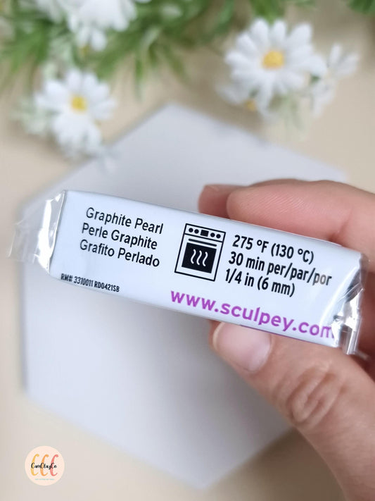 Argile polymère Sculpey Premo - Graphite Pearl
