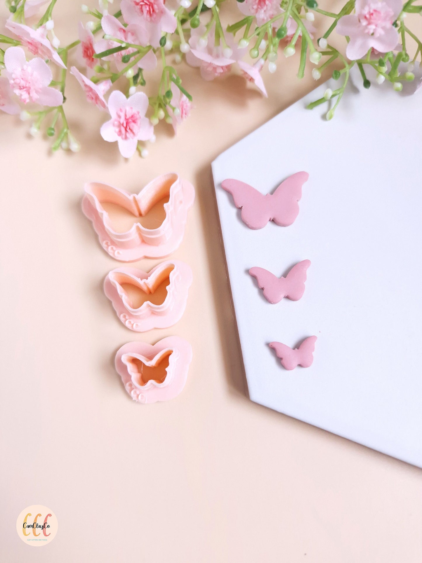Emporte-pièces 3D en forme de papillons pour la fabrication de bijoux en argile polymère