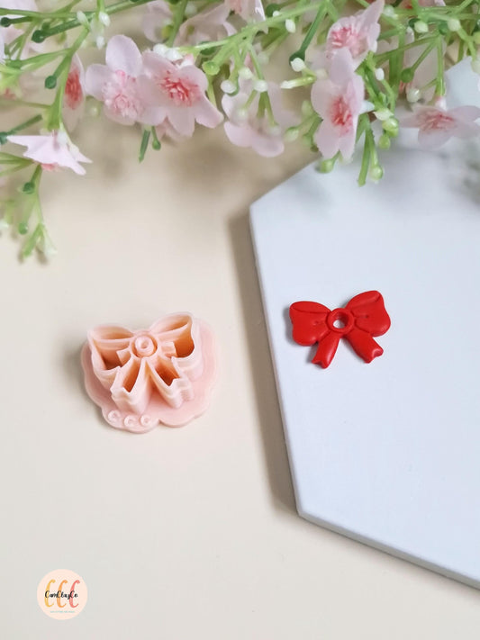 Emporte-pièce 3D en forme nœud pour la fabrication de bijoux en argile polymère, créoles interchangeables, pampilles
