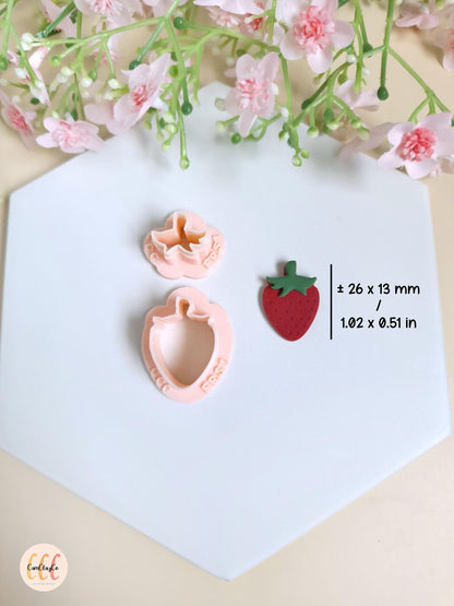 Emporte-pièces 3D en forme de fraise pour la fabrication de bijoux en argile polymère