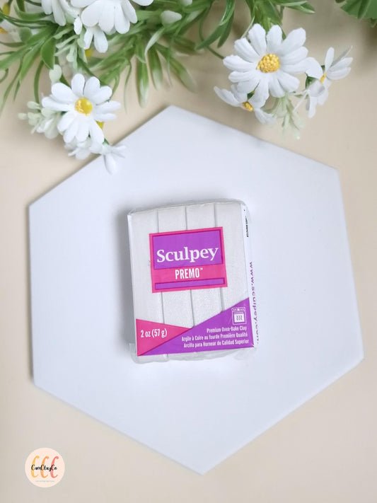 Argile polymère Sculpey Premo - Pearl