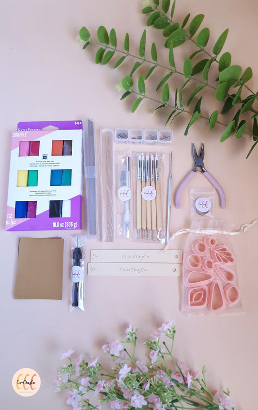 KIT complet pour la création de bijoux en argile polymère
