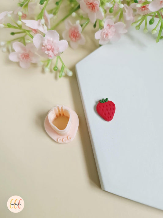 Emporte-pièces 3D en forme de petite fraise pour la fabrication de bijoux en argile polymère