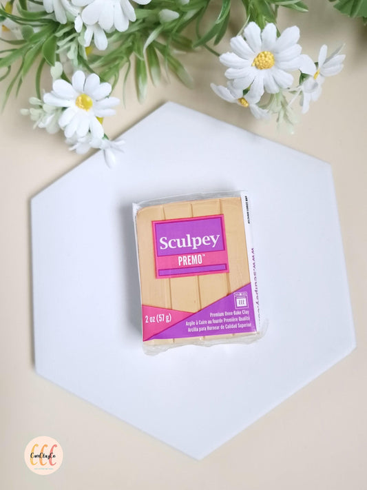 Argile polymère Sculpey Premo - Ecru
