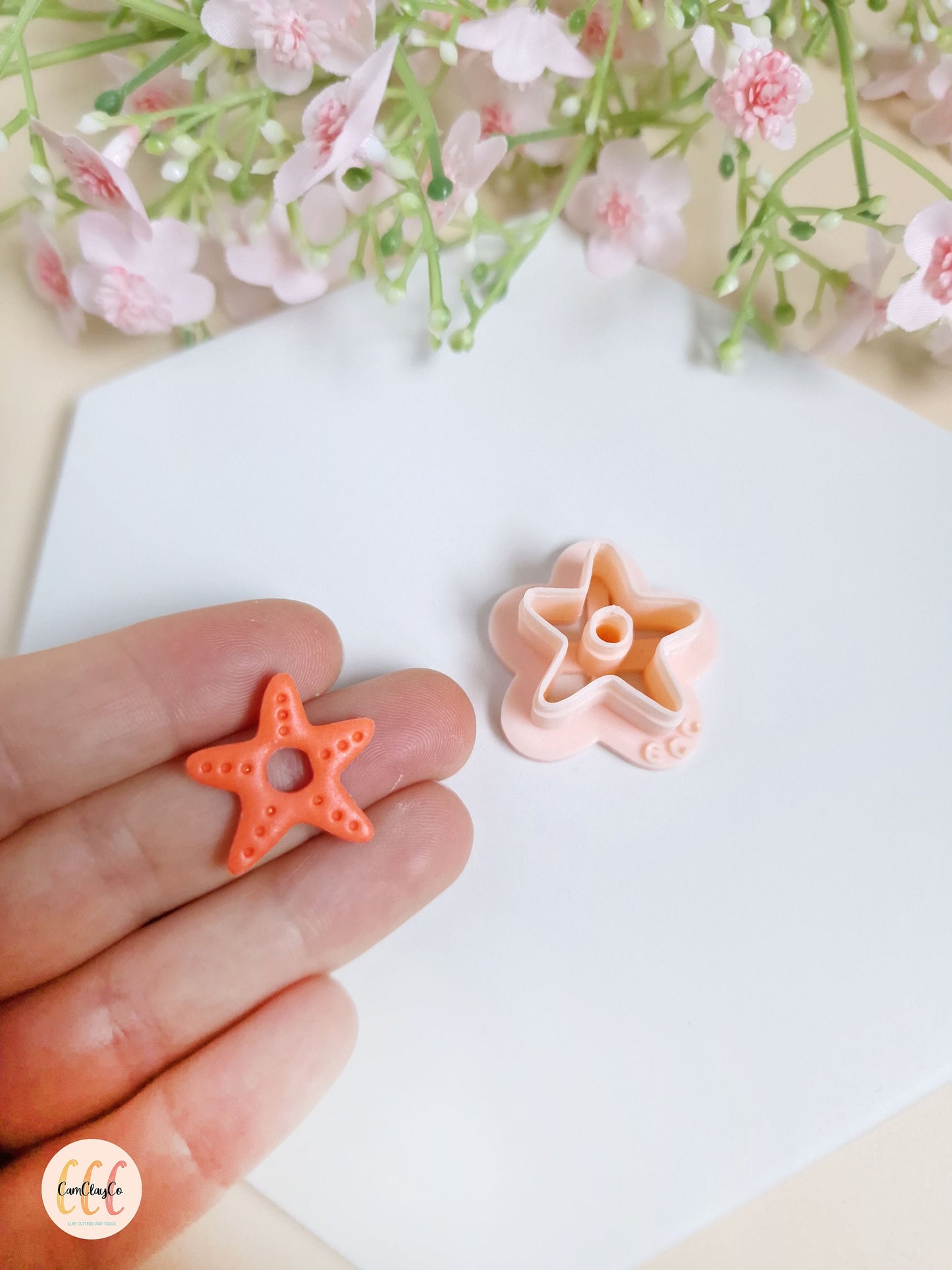 Emporte-pièces 3D en forme d'étoile de mer pour la fabrication de bijoux en argile polymère, créoles interchangeables, pampilles