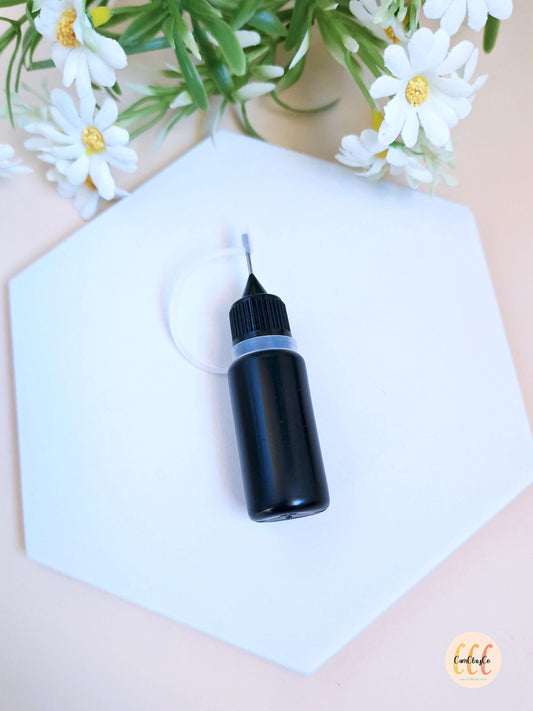 Flacon aiguille de précision pour résine UV ou argile polymère liquide, bouteille applicateur pointu - 10 ml
