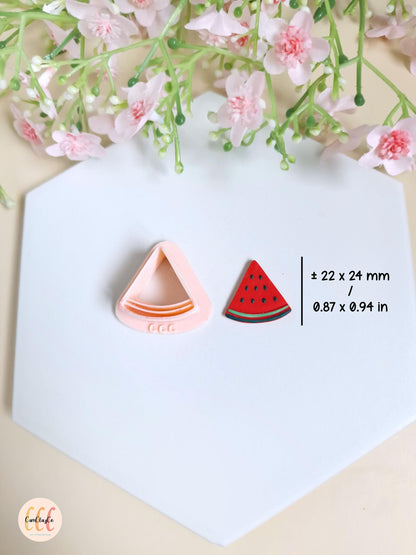 Emporte-pièces 3D en forme de pastèque pour la fabrication de bijoux en argile polymère